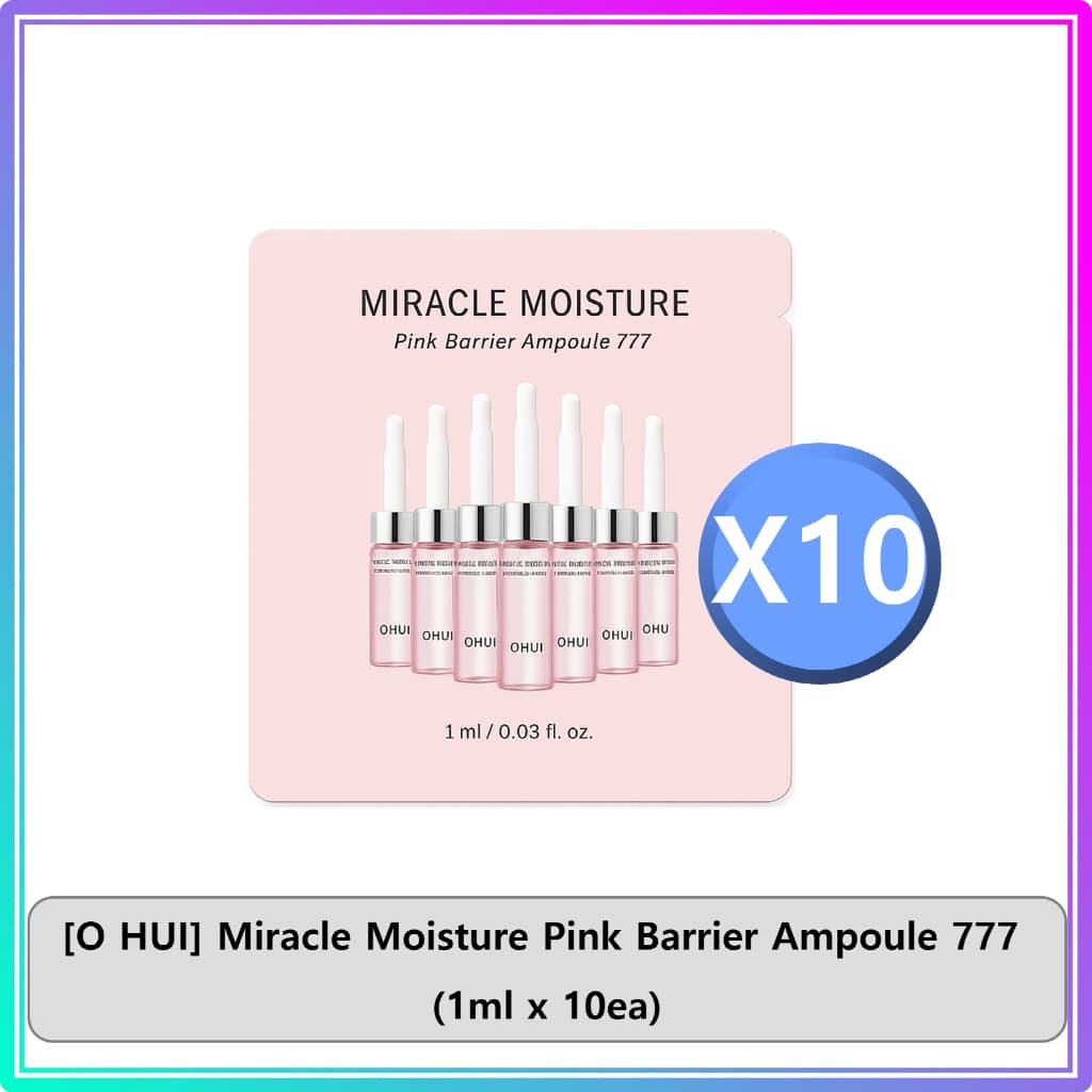 [O HUI] Ampola De Barreira Rosa Miracle Moisture 777 (1ml x 10ea) # 159