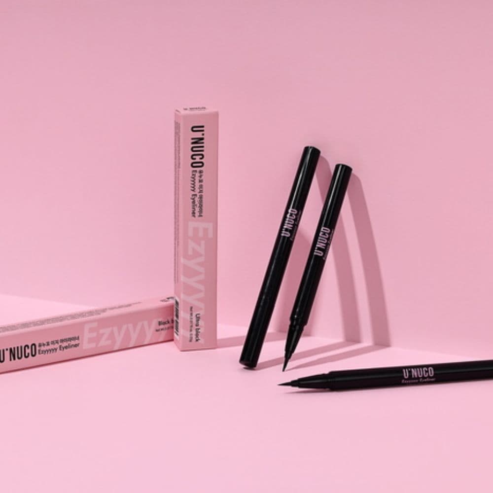 [1 + 1] Delineador Unuco Easy 0.5g Pacote Ultra Preto Ou Marrom Coreano Maquiagem Líquido À Prova De Manchas
