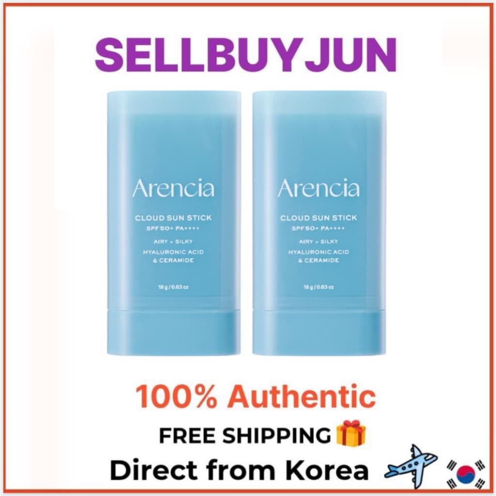 [Arencia] Cloud Daily Sun Stick 18g Conjunto De 2 | Cuidados Solares Portáteis
