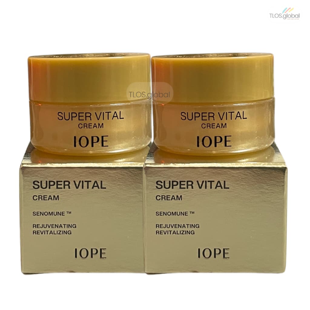 Creme IOPE Super Vital 10ml Ou 5ml x 2pcs Antienvelhecimento Fresco E Jovem