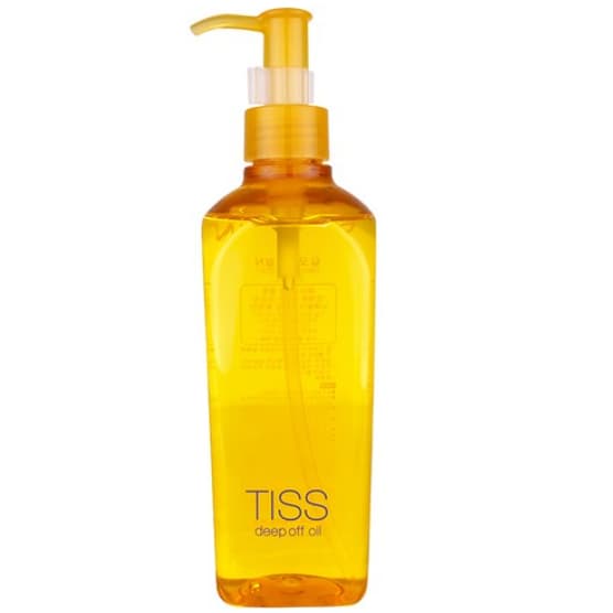 TISS Óleo De Limpeza Profunda 280ml Removedor De Maquiagem De Poros Cravo Sebo Cuidados Suave Limpador