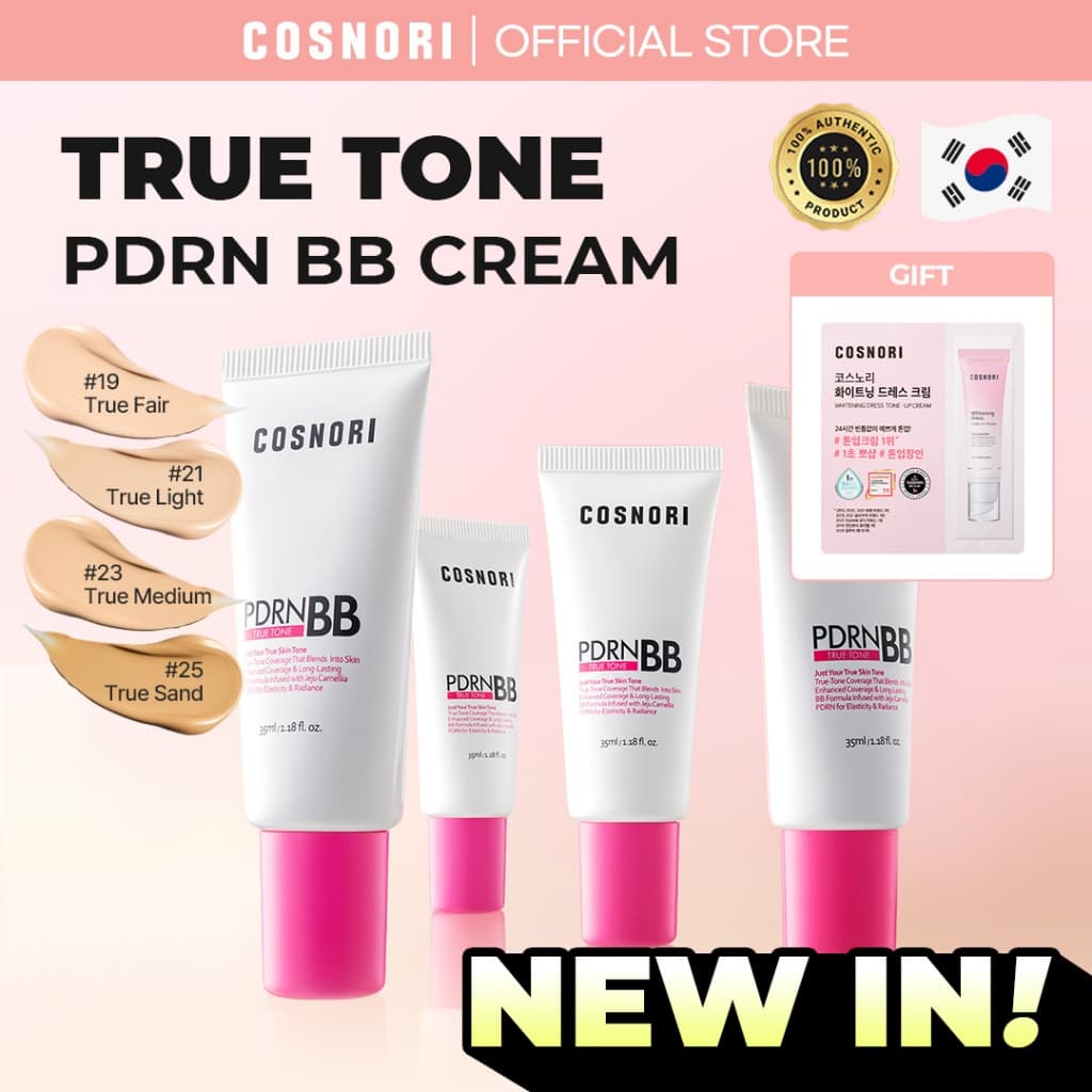 COSNORI True tone PDRN BB Creme (4 Cores)
