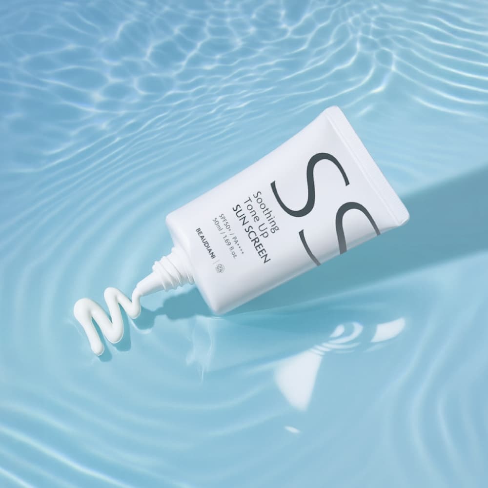 BUDIANI Protetor Solar Tonificante Calmante Fps50 + PA + 50ml Base De Maquiagem Com Proteção UV Creme Coreano