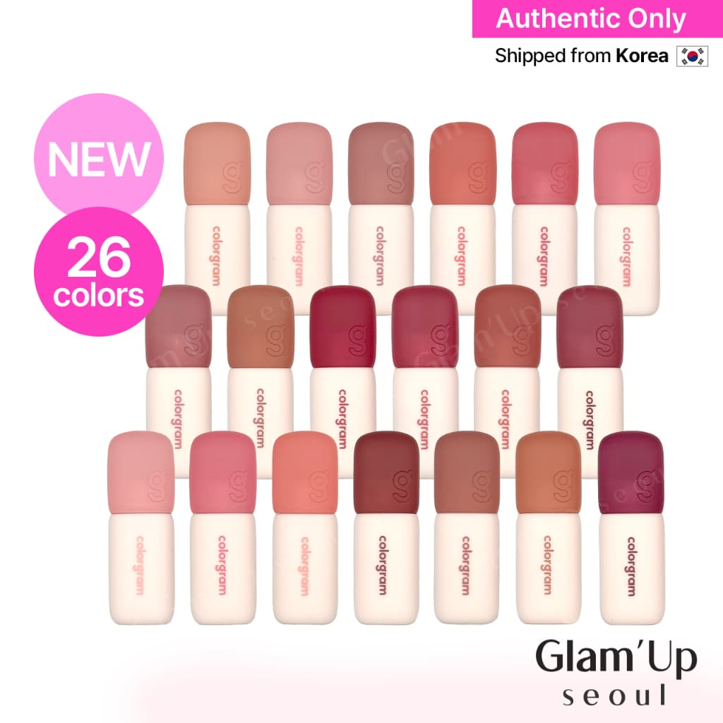 [Colorgrama] 🇰🇷 Nude Blur Tint 26 Cores 5g Textura Leve Acabamento Fosco Lip