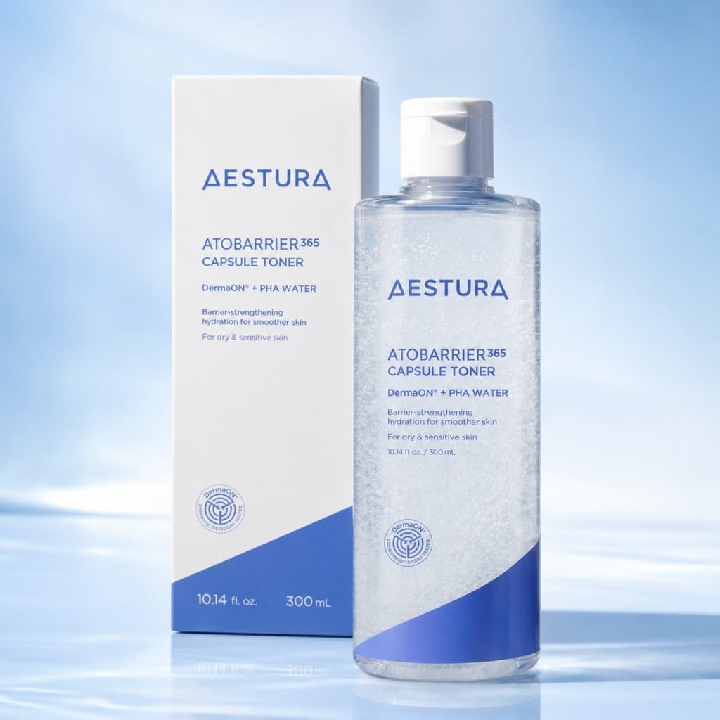 AESTURA Atobarrier365 Cápsula Toner Ceramida PHA Pele Sensível 300ml