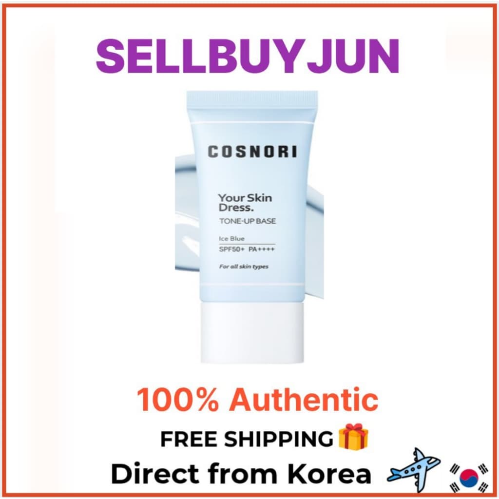 [Cosnori] Base Tonificante Your Skin Dress 35ml Azul Gelo | De Maquiagem Diária