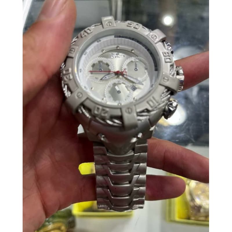 Relógio  Invicta Thunderbolt prata os top de aço inoxidável não perde a cor