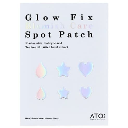GLOW FIX Blemish Care Spot Patch Holograma Acne Pimple 60pcs | Adesivo Curativo Hidrocolóide Com Niacinamida E Árvore Do