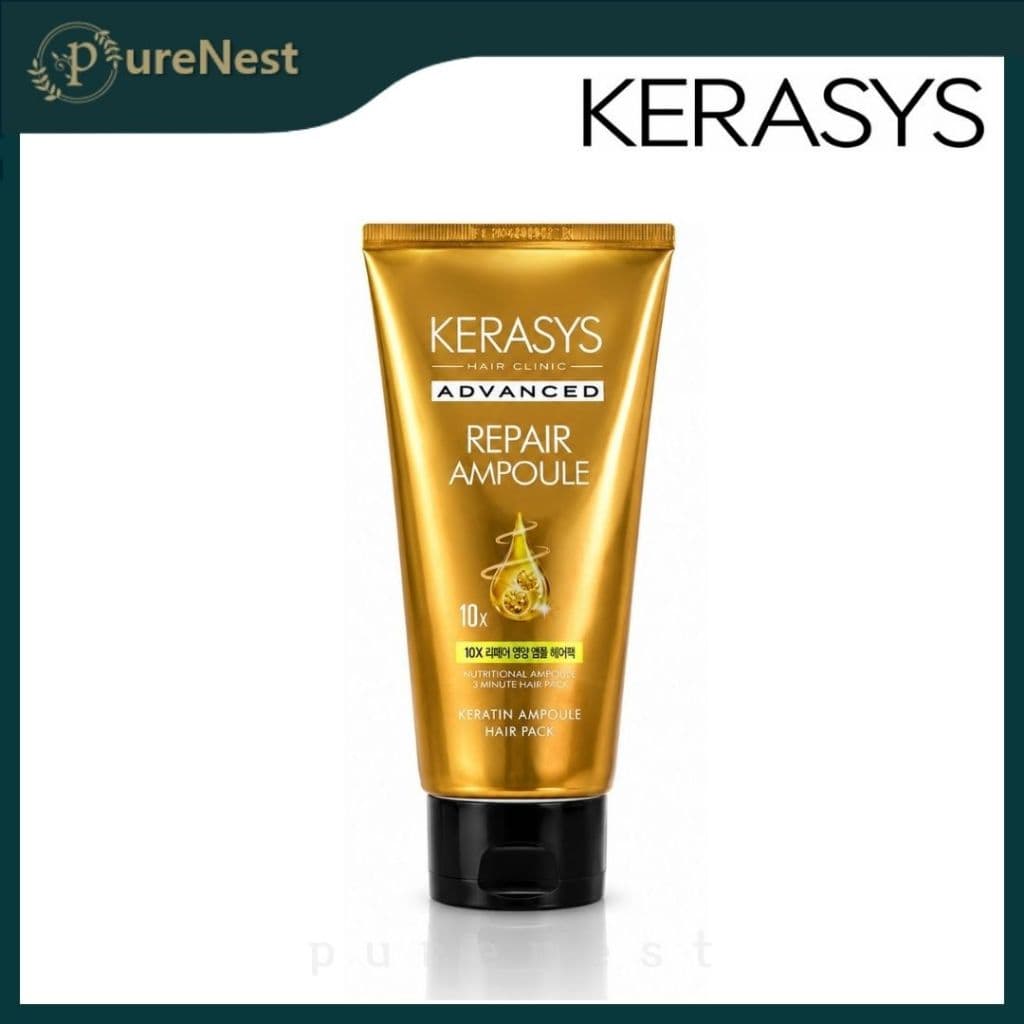 [KERASYS] Advanced 10X Repair Ampoule Hair Pack 300ml (Nutrição Profunda)