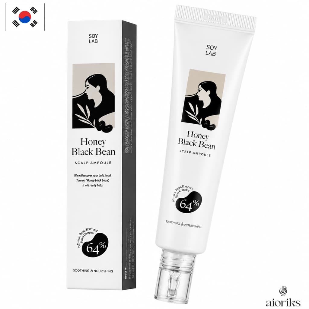 Ampola Capilar Coreana SOYLAB Honey Black Bean 40ml | Nutrição e Fortalecimento da Raiz