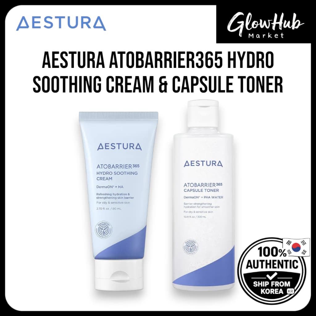 Aestura Atobarrier365 Creme Hidro Calmante E toner Cápsula | , Barreira
