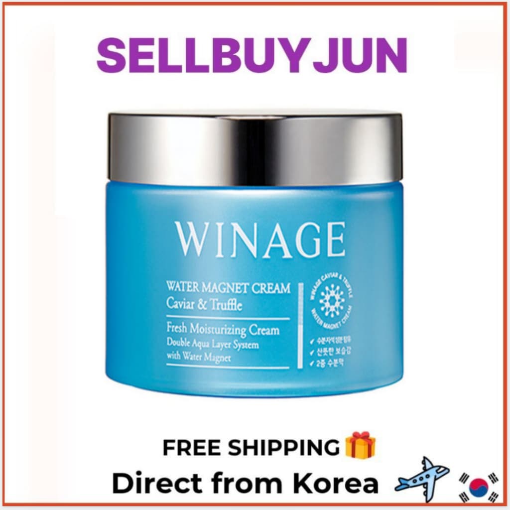 [WINAGE] Creme Ímã De Água 100ml | Cuidados Faciais Hidratantes Intensivos Diários