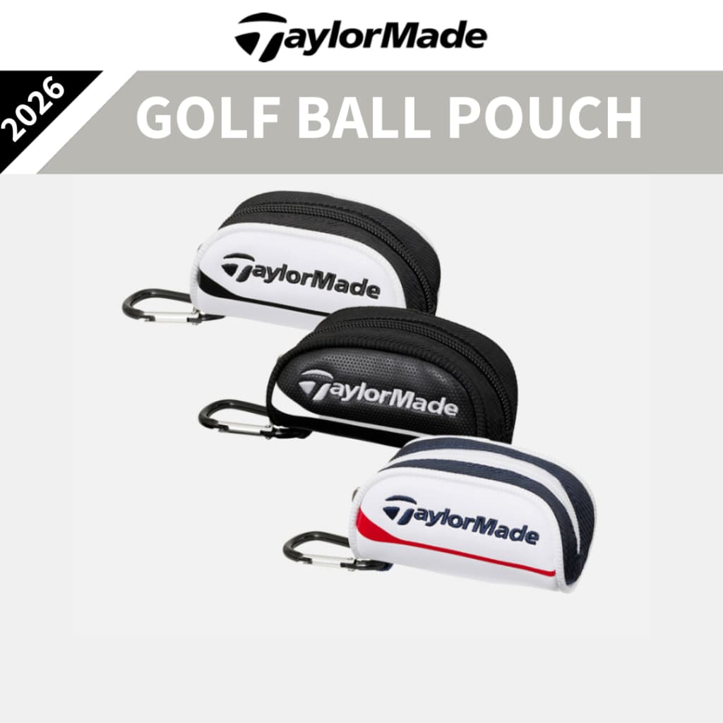 [TaylorMade] Bolsa Dinâmica Para Bola De Golfe TL877 Leve 2 Bolas Preto Branco Marinho