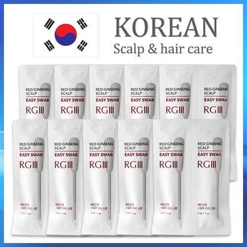 RGIII Red Ginseng Couro Cabeludo Limpo Grande Cotonete Vara (2 Peças x 10ea) k-Beauty Limpeza De Poros Para Cabelo