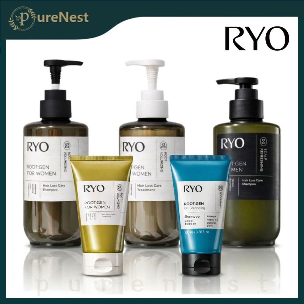 [RYO] Shampoo & Tratamento Root:Gen para Queda de Cabelo 353ml /100ml (Masculino Cooling / Feminino Volume)