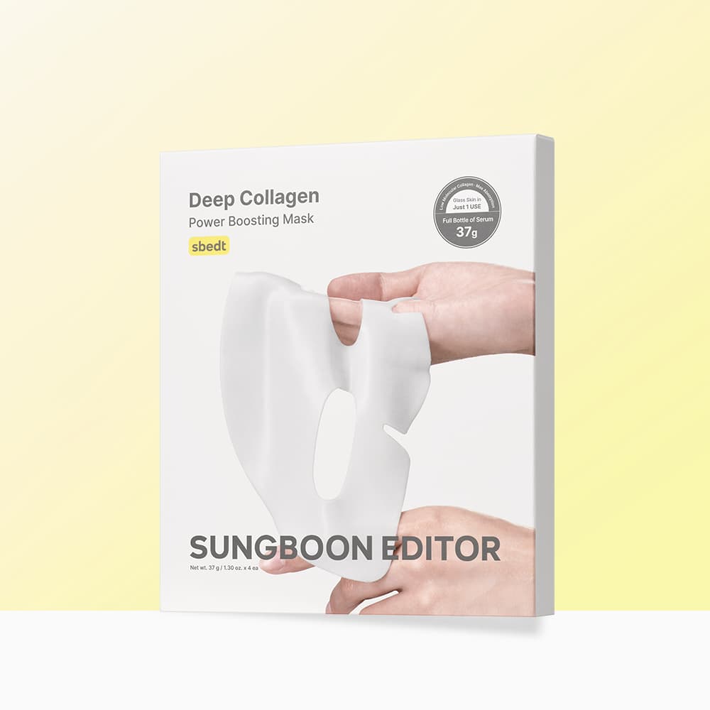 [SUNGBOON EDITOR] Máscara De Reforço De Energia De Colágeno Profundo/Pacote Facial De Hidrogel K-Beauty (Levantamento ,