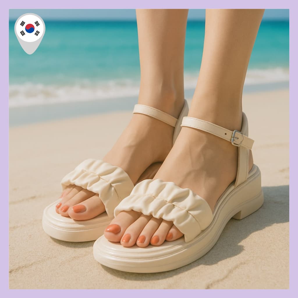 [NOWDEUN] Sandálias Femininas Com Plataforma De Conforto Diário De 5 Cm – Elegantes De Cunha Aumento De Altura Para Moda