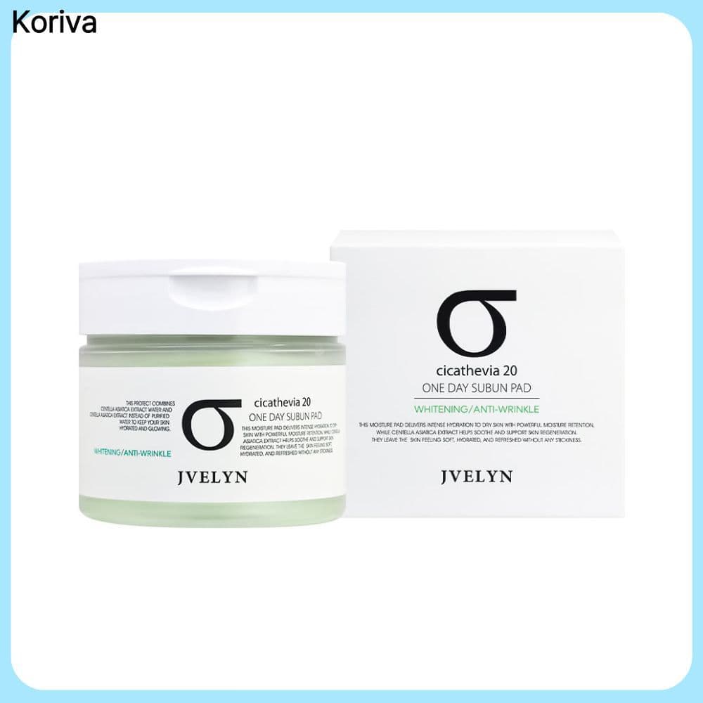 JVELYN Cicatevia 20 Almofada De Umidade Um Dia 70 Almofadas 280g Toner Facial Cuidados Faciais Diários