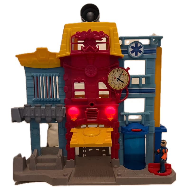 Playset Fisher-Price Imaginext Bombeiros Rescue City Center Fire Station Usado