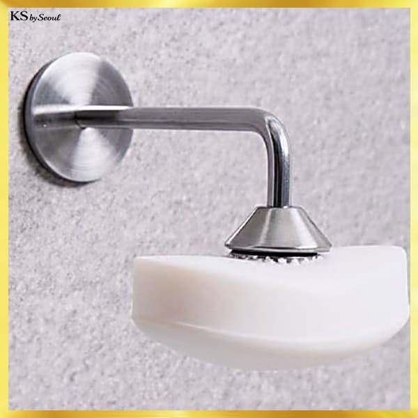 [Daiso Korea] Porta Sabonete Magnético Com Suporte Adesivo De Parede 3M