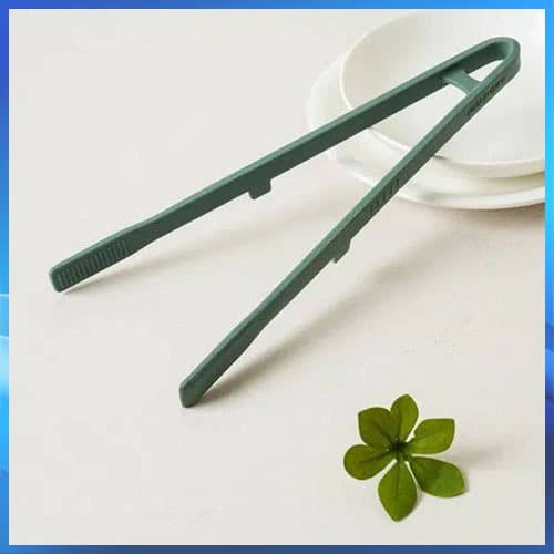 Pinça De Cozinha De Silicone , Ponta Sem Contato , Higiênica , Para Cozinhar Alimentos , Clipe De Servir , Verde , Toque