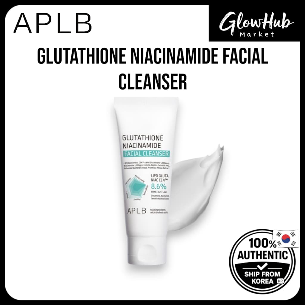 Aplb Glutationa Niacinamida Limpador Facial 80ml – Limpeza Suave E Brilhante | De