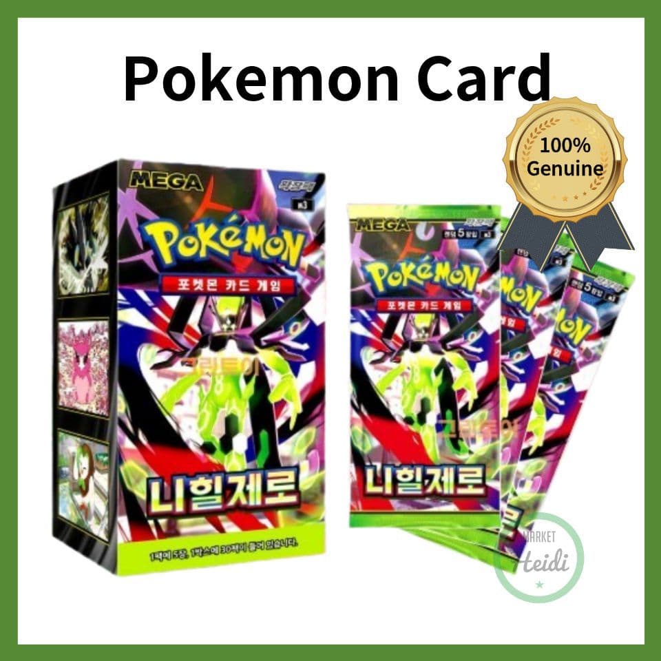 Coreia 🇰🇷 Jogo De Cartas Pokémon TCG MEGA Expansion Caixa De Reforço Selada Coreana | Munikis Zero (Nhil)
