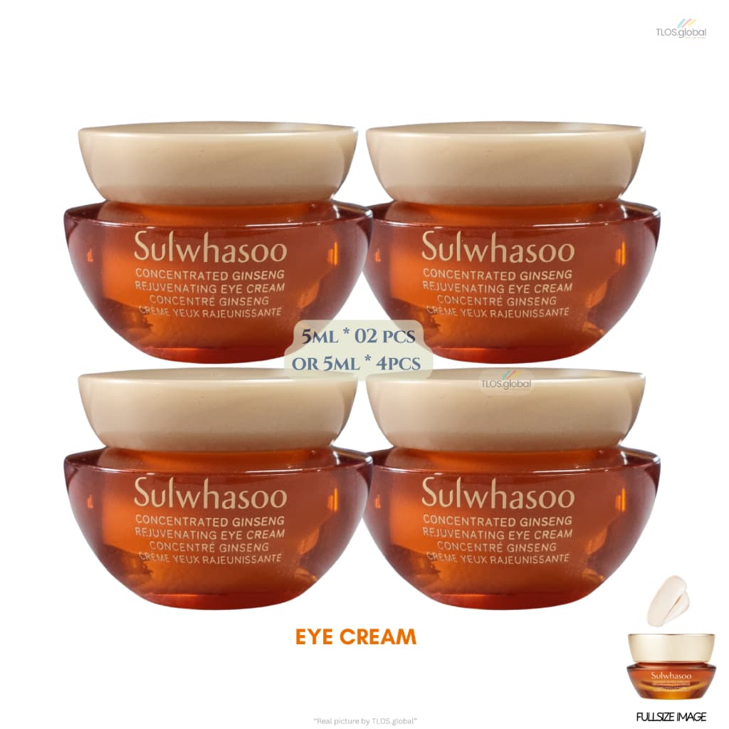 01 or 3PCS x 4ml Sulwhasoo Concentrated Ginseng Rejuvenating Eye Cream