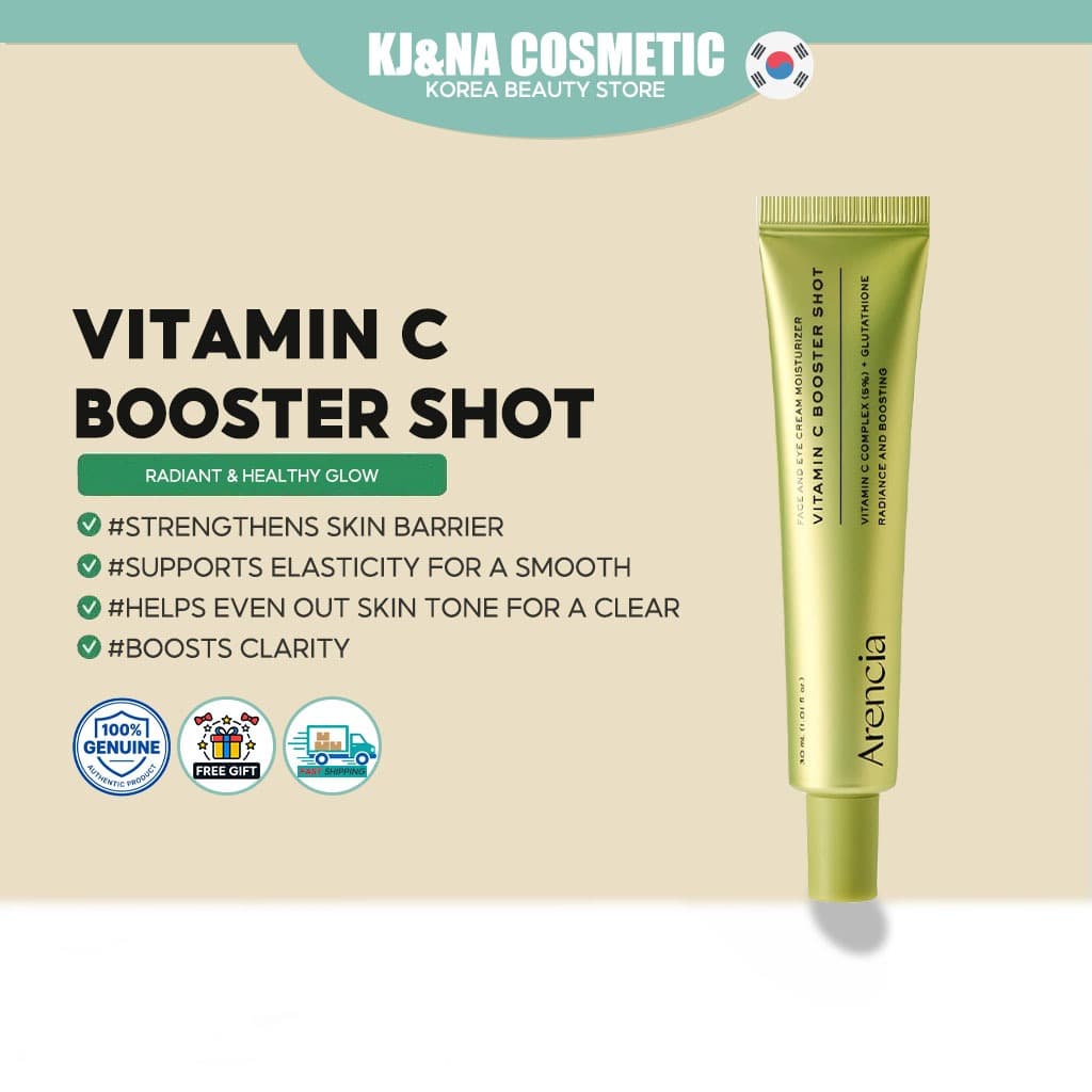 [Arencia] Vitamina C Booster Shot 30ml E Para Cuidados Com Manchas Escuras , Linhas Finas Rugas