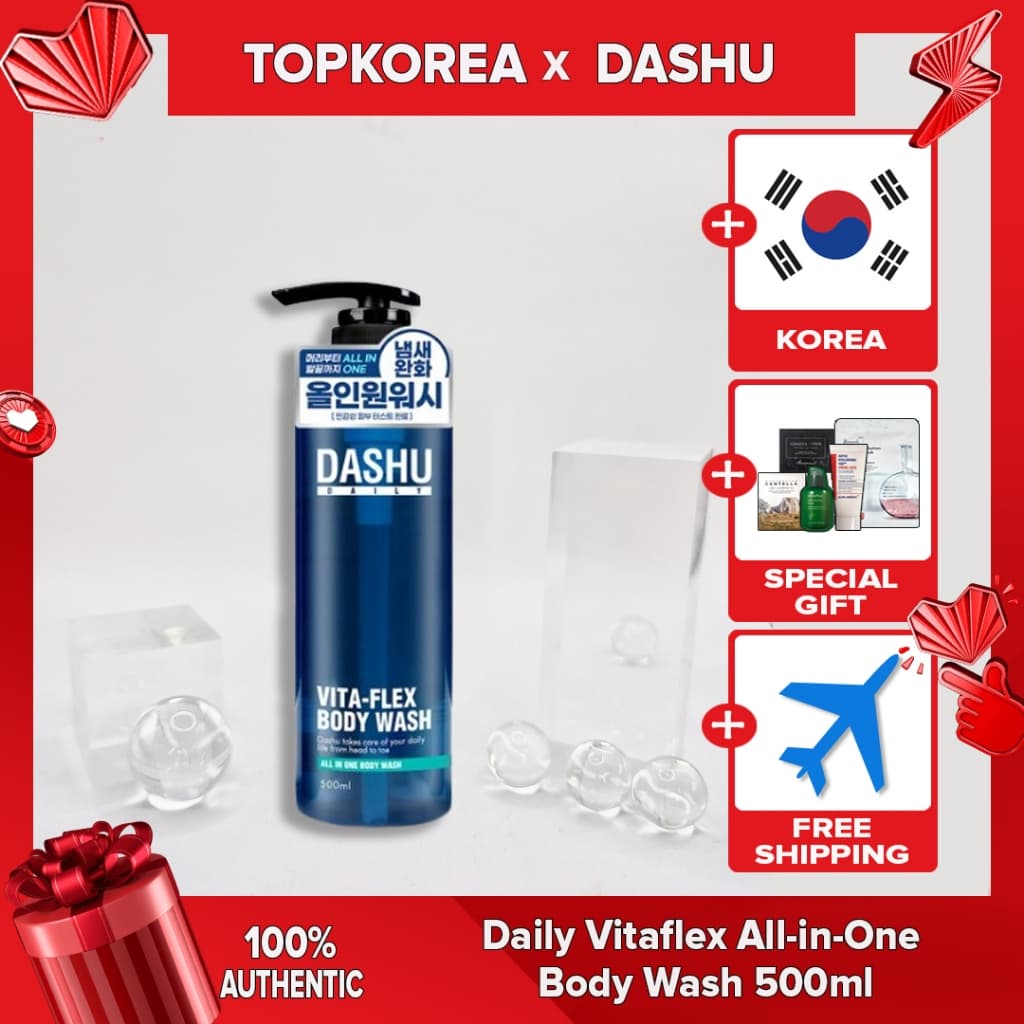 DASHU Daily Vitaflex Sabonete Líquido Multifuncional 500ml TOPKOREA Envio Da kroea