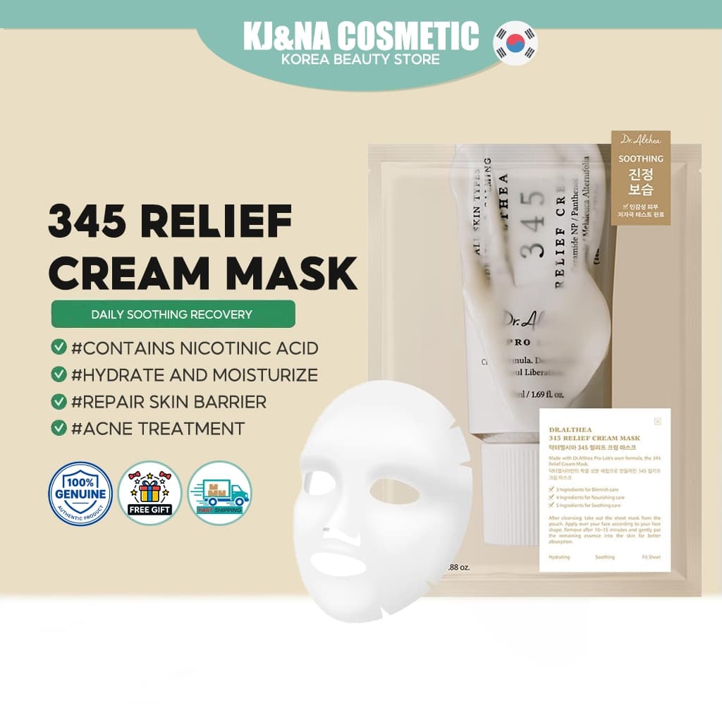[Dr.Althea] Máscara Creme Alívio 345 (Pacote Com 4)