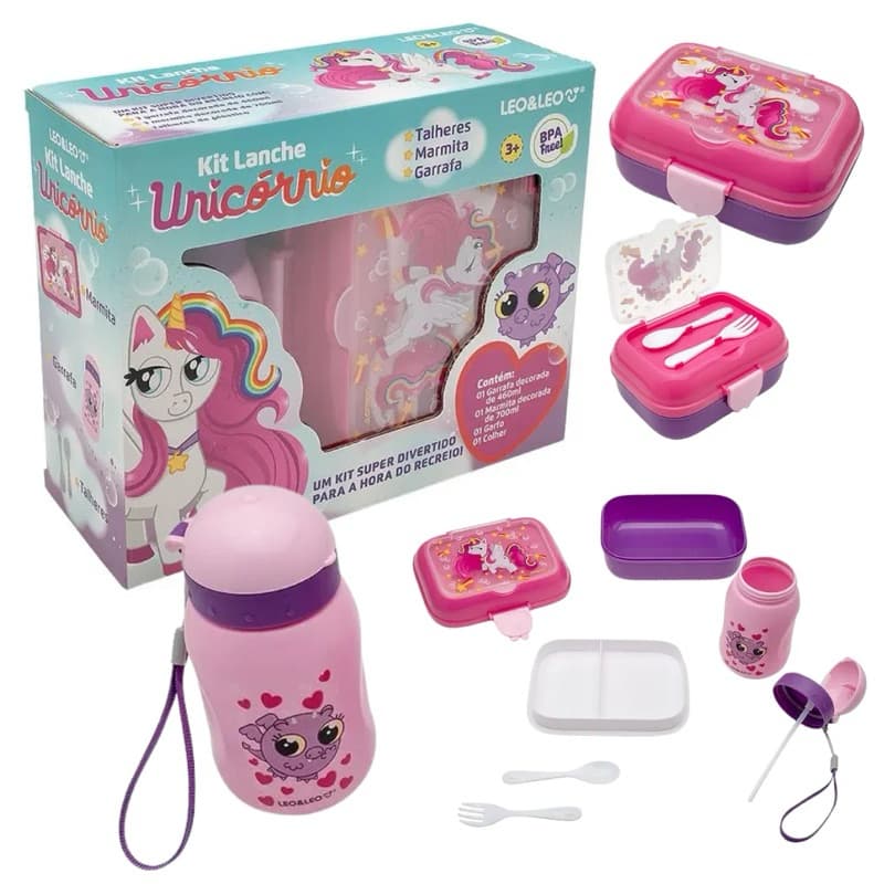 Kit Lanche Unicórnio - Leo & Leo