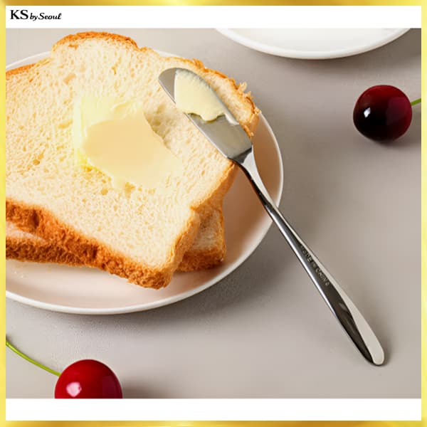 [Daiso Korea] Faca Espalhadora De Manteiga Em Aço Inoxidável 15.9 Cm