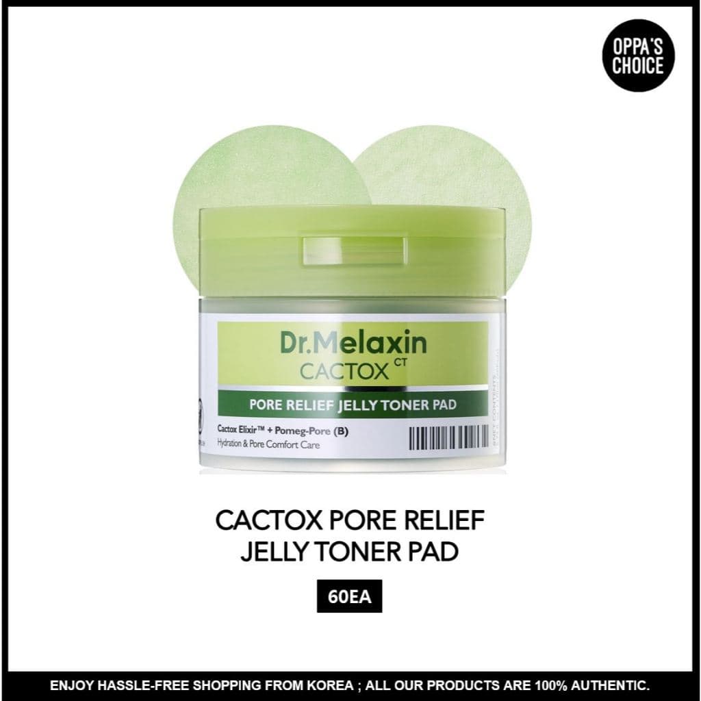 [DR.MELAXIN] Almofada De TONER De Geléia De Alívio De Poros CACTOX 170ml 60EA