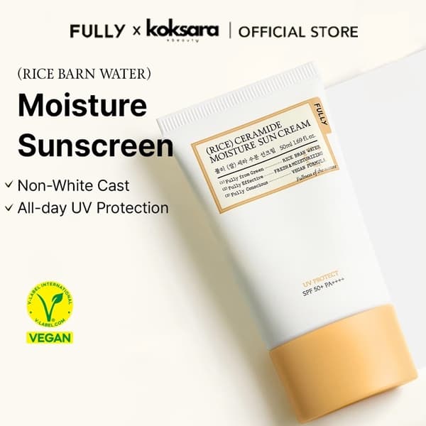 FULLY OFFICIAL Rice Ceramide Moisture Sun Cream 50ml