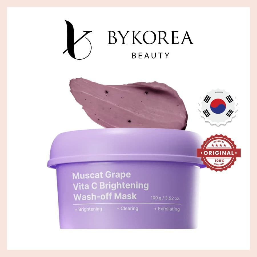 [DAISO] SUNGBOON EDITOR Muscat Grape Vita C Brightening Wash-off Mask 100g