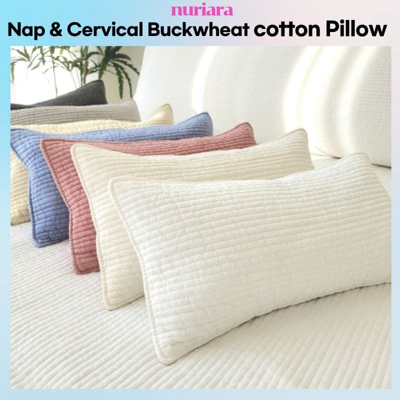 Almofada Everyda Nap & Cervical Apoio Travesseiro Orgânico De Trigo Sarraceno 20 * 40CM