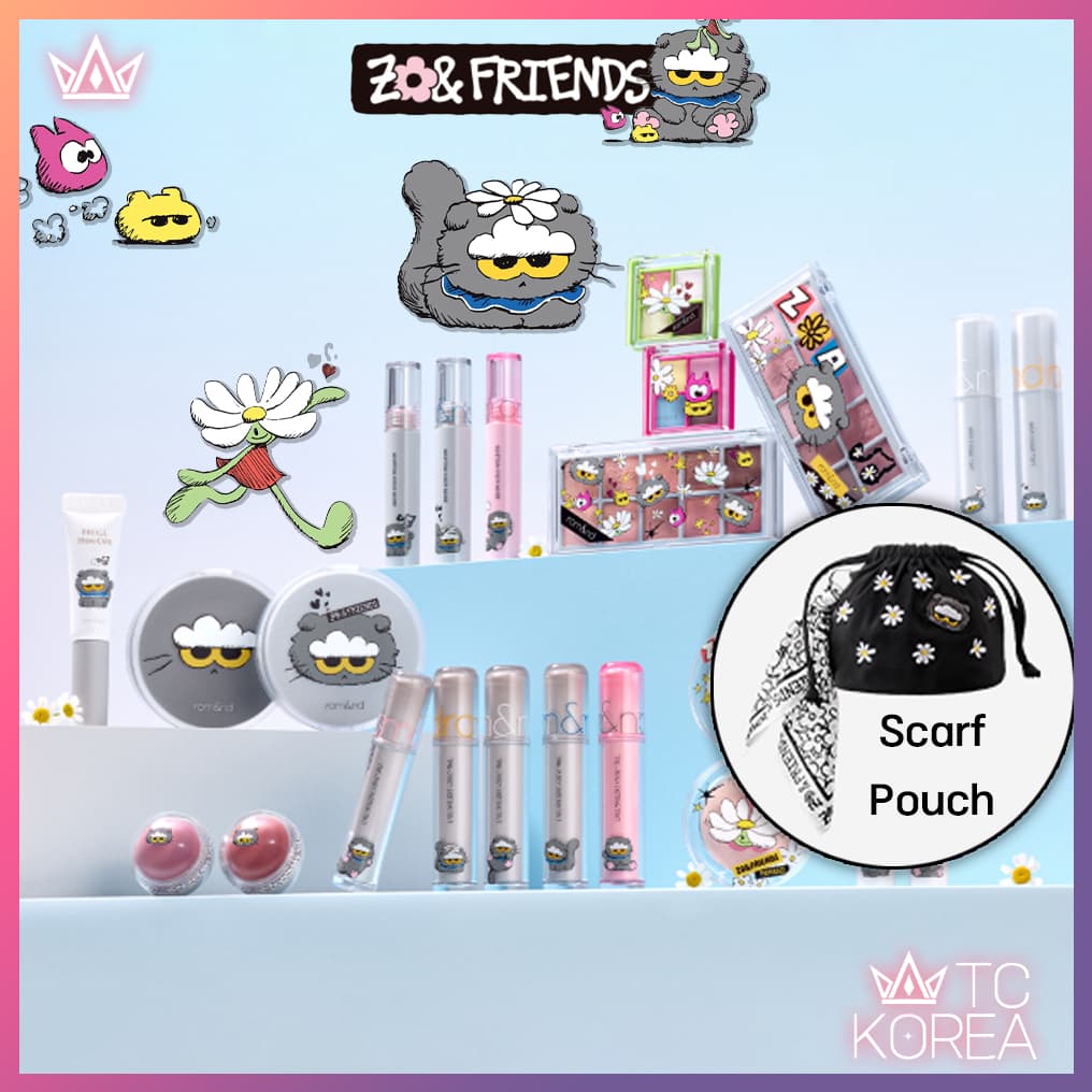 ZO & FRIENDS De < NEW/LIMITED > Nova Colaboração ! 7 Tipos (Brilhante/Bálsamo/Matiz/Paleta/Olhos/Iluminador/CHEEK)