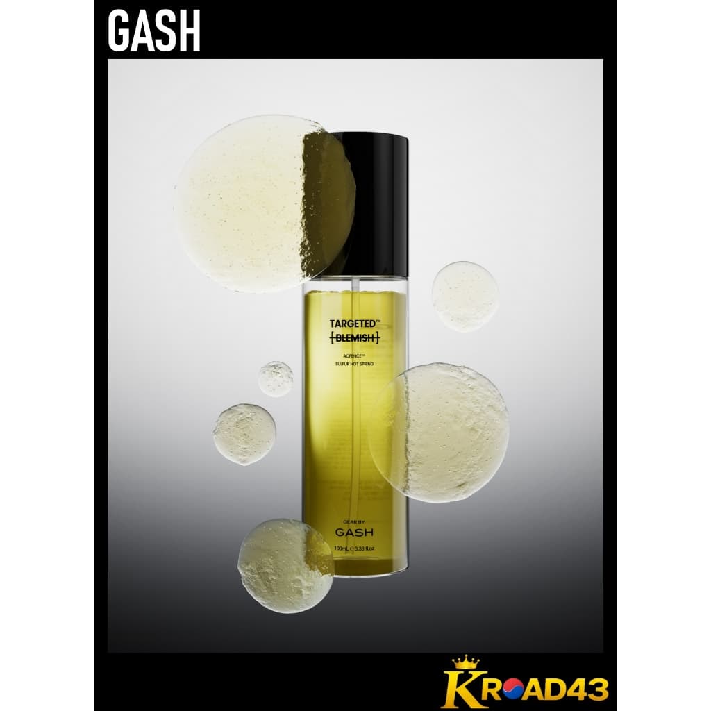 【GASH】 gearbygash Targeted Toner Blemish 100ml / Tônico Facial Para Pele Sensível Skincare Coreano