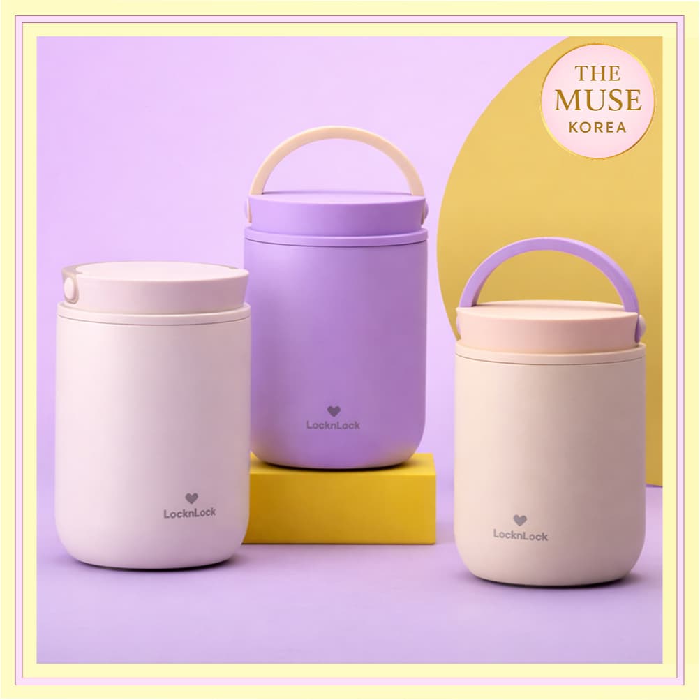Frasco Térmico Para Alimentos LocknLock Little Love 300ml | Lancheira Térmica Garrafa De Mingau De Bebê Recipiente De So