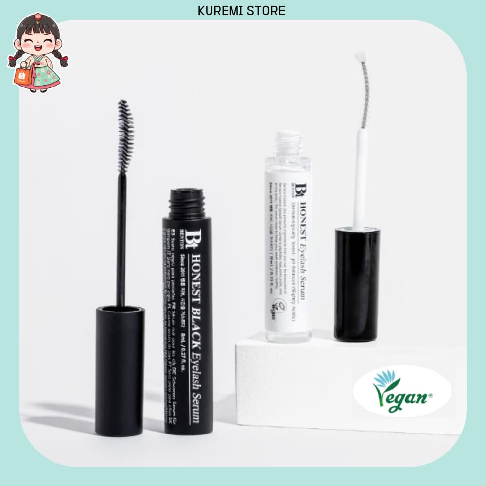 Soro Para Cílios Benton Honest 10ml [01 Transparente/02 Tonalidade Preta] Cuidado