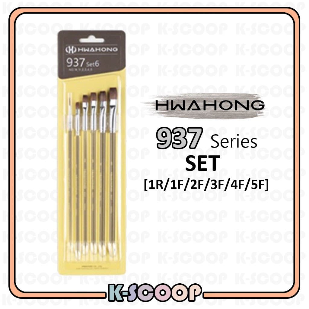 Conjunto De Pincéis Da Série Hwahong 937 – Pincel De Mistura Para Artista De Cabelo