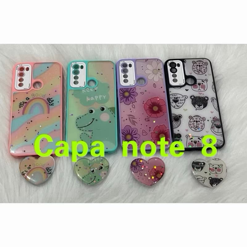 capa capinha com pop it celular para redmi note 8