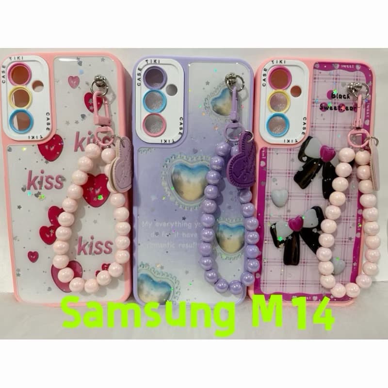 capa com corrente para Samsung M14
