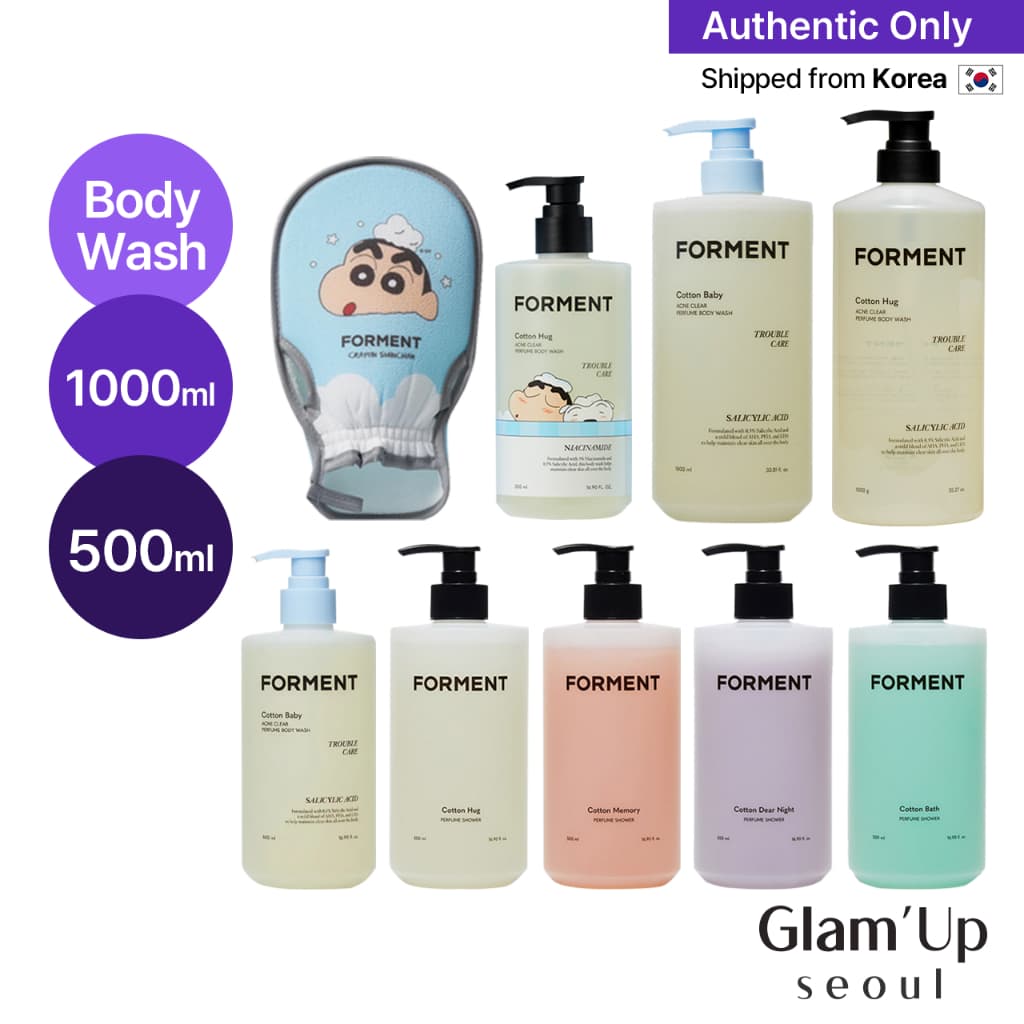 🇰🇷 [Forment] (Tamanho up) Acne Clear Perfume Sabonete Líquido 1000ml 500ml Ácido Salicílico