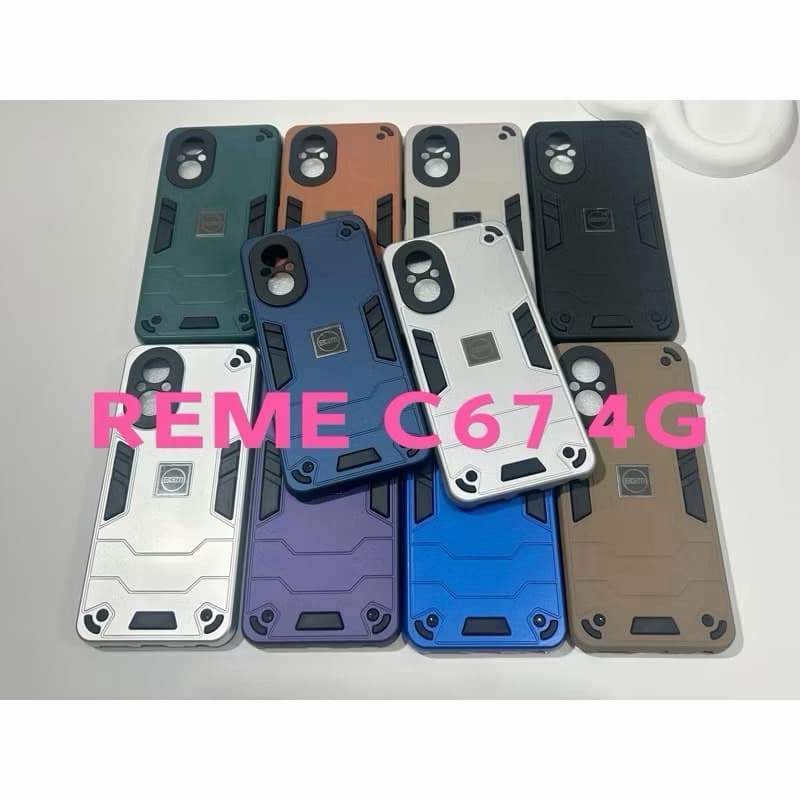 capa capinha anti impacto com suporte para REALME C67 4G