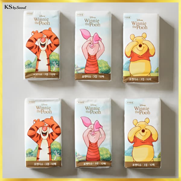 [Disney] Lenço De Bolso 10 Folhas x 6 Pacotes