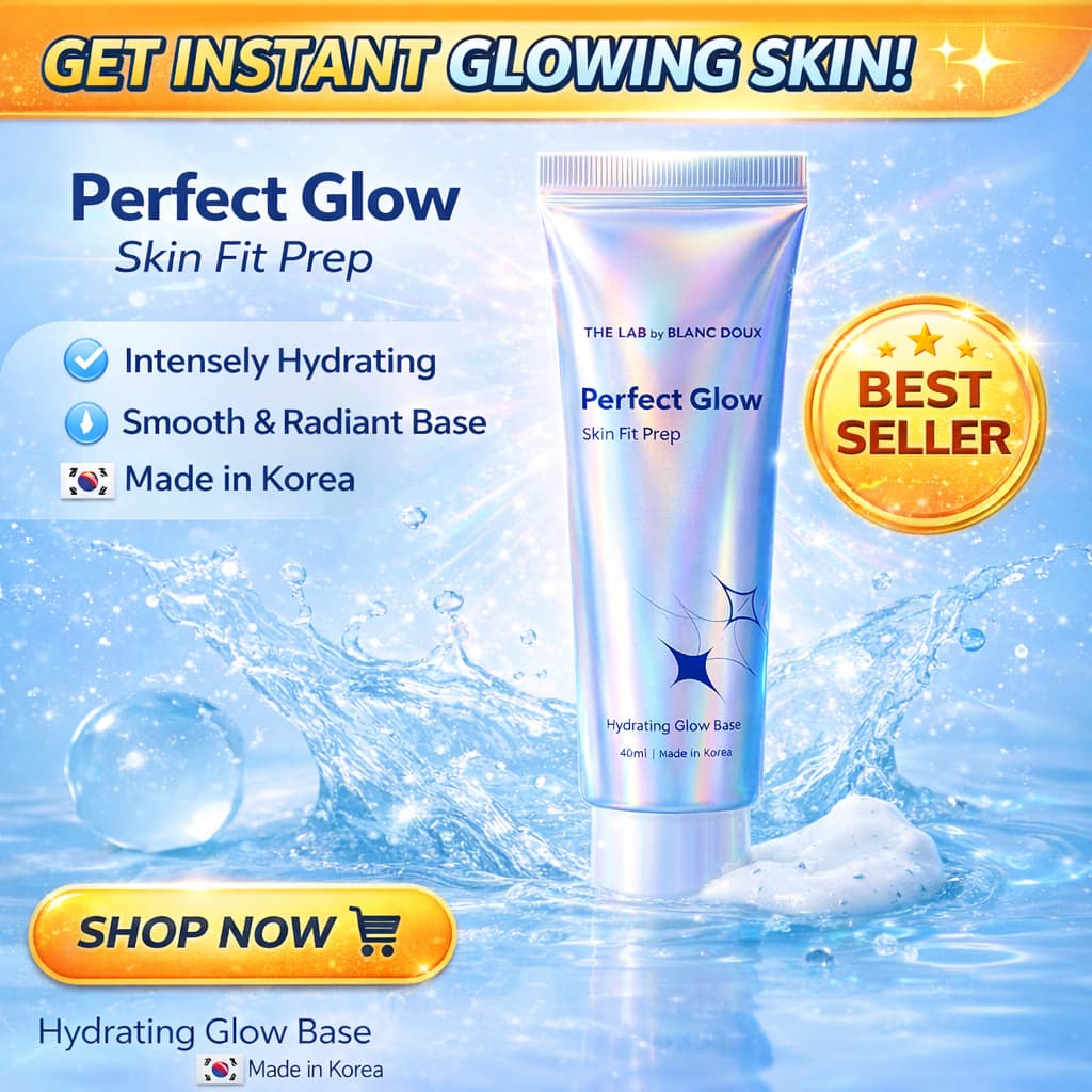 THE LAB by BLANC DOUX Perfect Glow Skin Fit Prep 40ml | Creme Base Hidratante Reforço De Umidade Para Preparação De Maqu