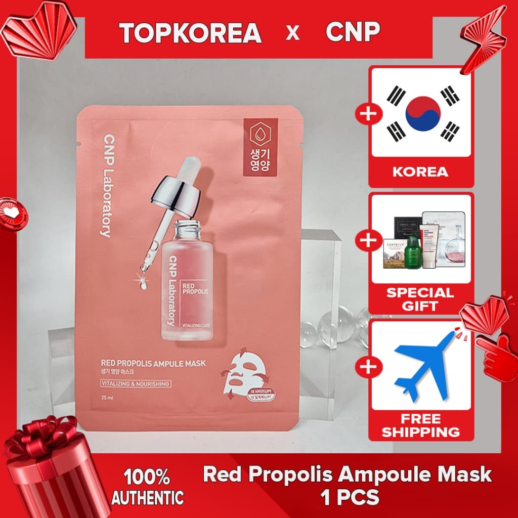 Máscara Ampola CNP Própolis Vermelha 1 PCS TOPKOREA Envio Da Coreia