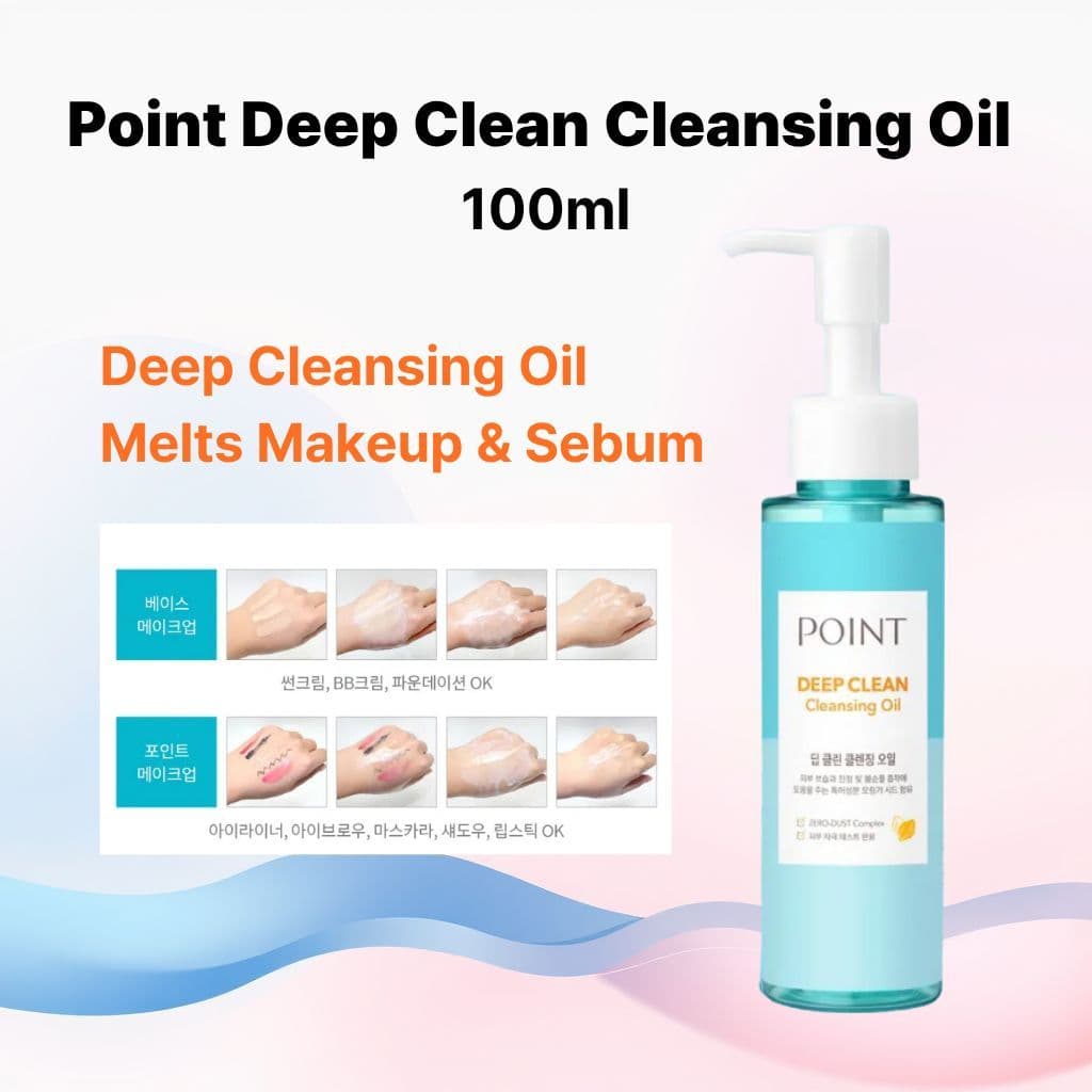 Ponto De Limpeza Profunda Óleo 100ml Removedor De Maquiagem Poros Sebo Cravo Para Leite Coreano Cuidados Com A Pele